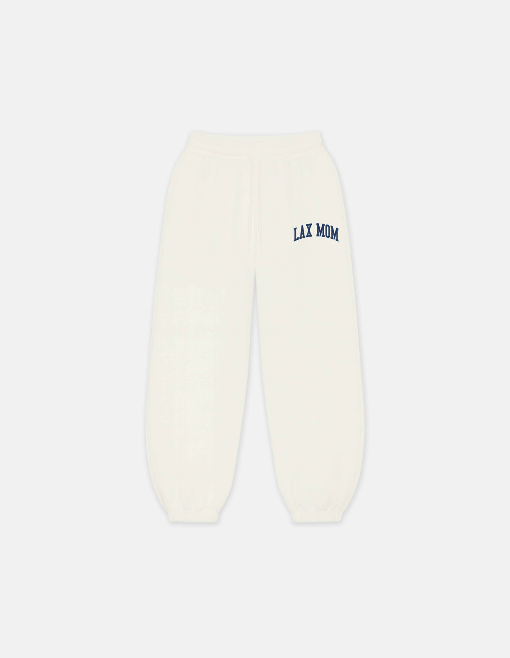 Lax Mom bone sweatpants front