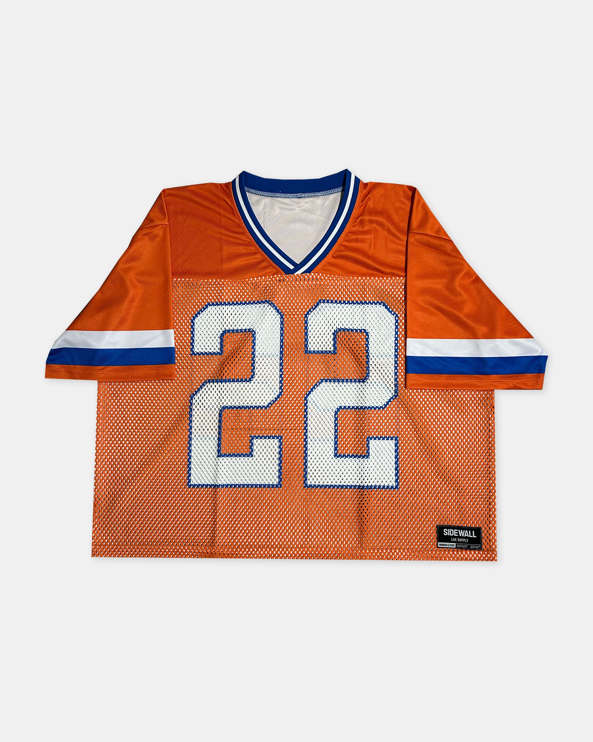 Orange 80's Throwback "22" Jersey