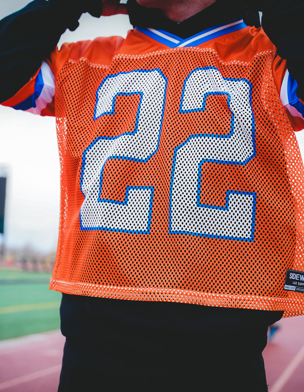 Orange 80's Throwback "22" Jersey