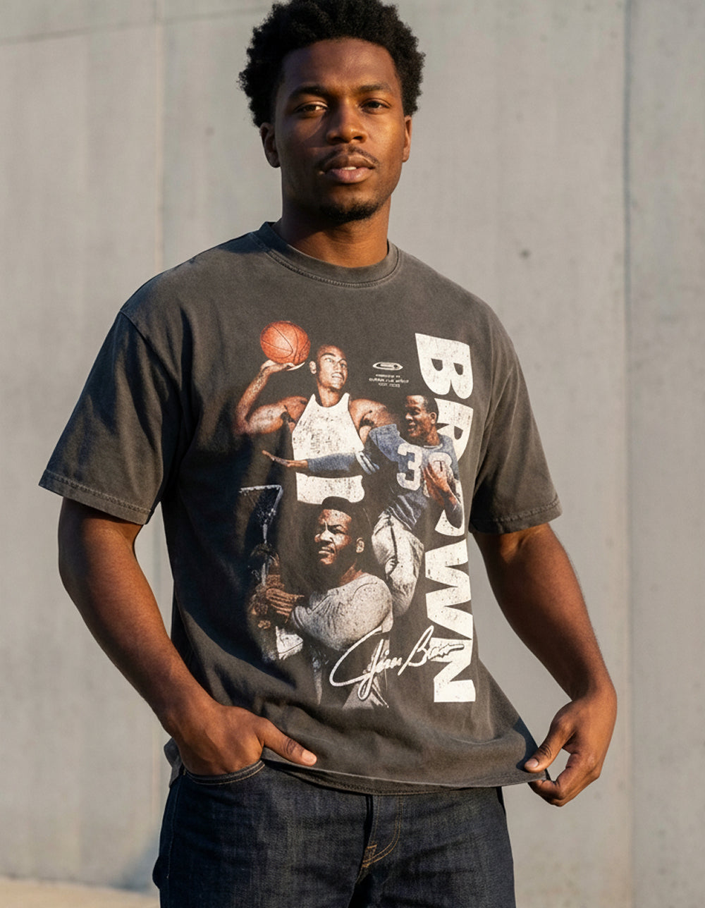 Jim Brown Lacrosse Tee | Sidewall – Sidewall Lacrosse