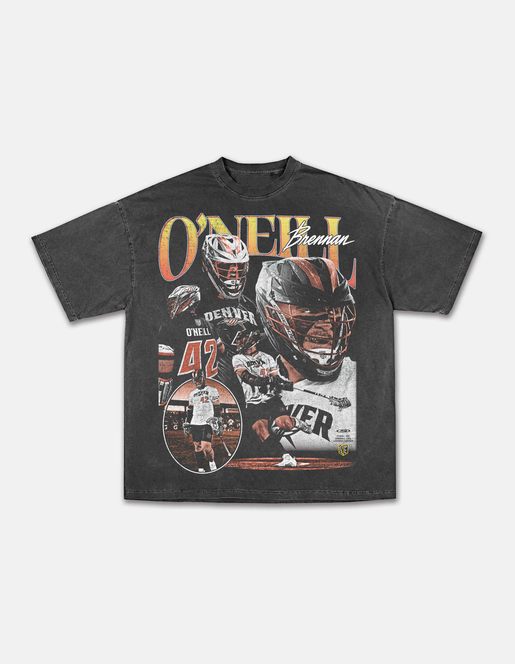 Brennan O'Neill shadow lacrosse graphic oversized tee front